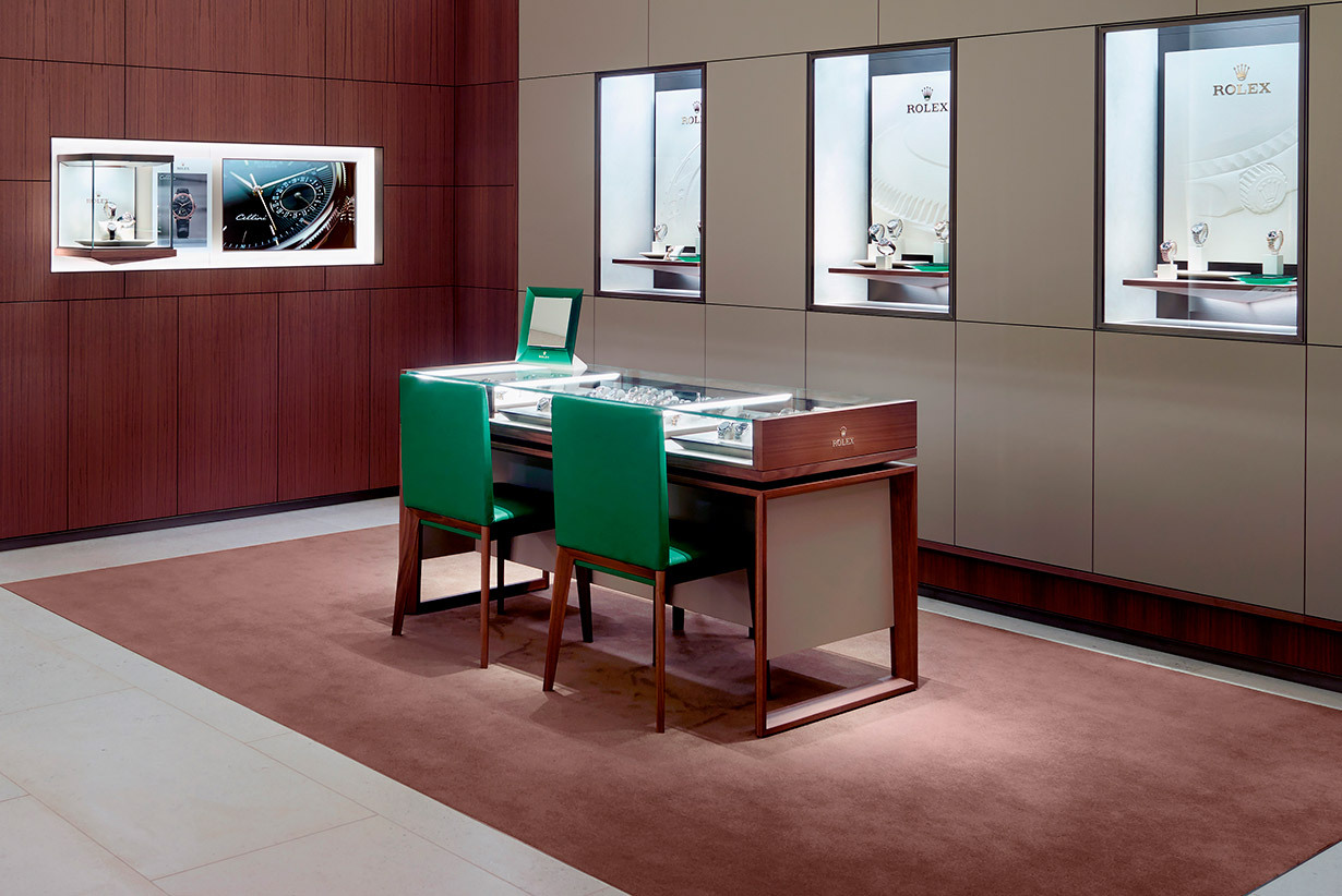 L'Emeraude Rolex Showroom